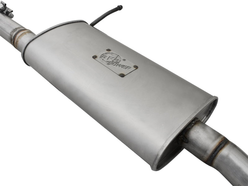 aFe Scorpion Exhaust System, Cat Back Aluminized Hi-Tuck 07-14 Jeep Wrangler JK Unlimited V6 3.6/3.8 aFe
