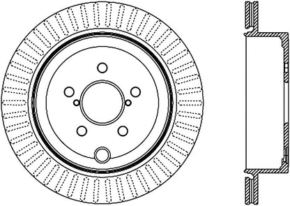 StopTech Power Slot 13 Scion FR-S / 13 Subaru BRZ Rear Left Cryo Slotted Rotor Stoptech
