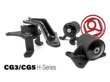 Load image into Gallery viewer, Innovative 98-02 Accord H-Series Black Steel Mounts 75A Bushings