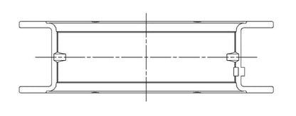 ACL 5M1010HC-STD Ford 351C Standard Size Race Main Bearing Set - CT-1 Coated