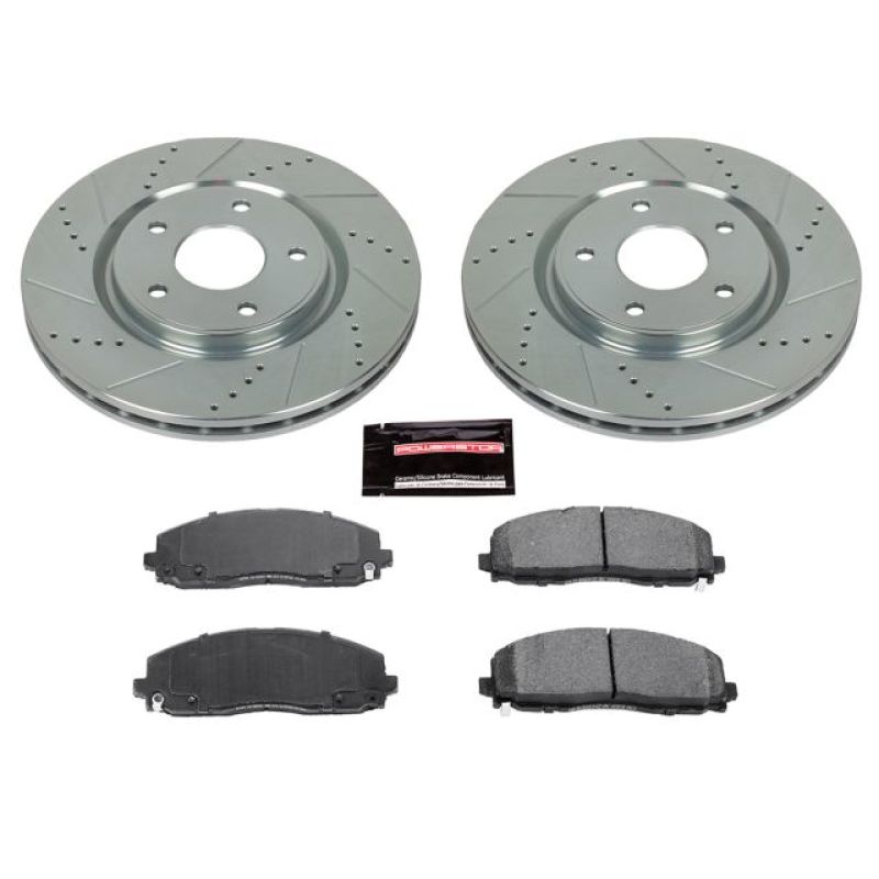 Power Stop 17-19 Chrysler Pacifica Front Z23 Evolution Sport Brake Kit - eliteracefab.com