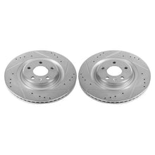 Load image into Gallery viewer, Power Stop 17-19 Audi A4 Rear Evolution Drilled &amp; Slotted Rotors - Pair - eliteracefab.com