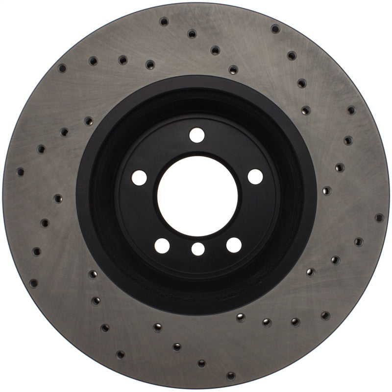 STOPTECH 07-10 BMW 335I CROSS DRILLED RIGHT FRONT ROTOR, 128.34093R - eliteracefab.com