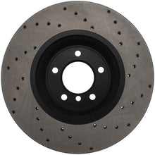 Load image into Gallery viewer, STOPTECH 07-10 BMW 335I CROSS DRILLED RIGHT FRONT ROTOR, 128.34093R - eliteracefab.com