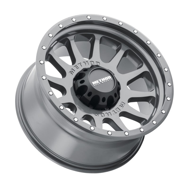 Method MR605 NV 20x10 -24mm Offset 8x170 124.9mm CB Gloss Titanium Wheel - eliteracefab.com