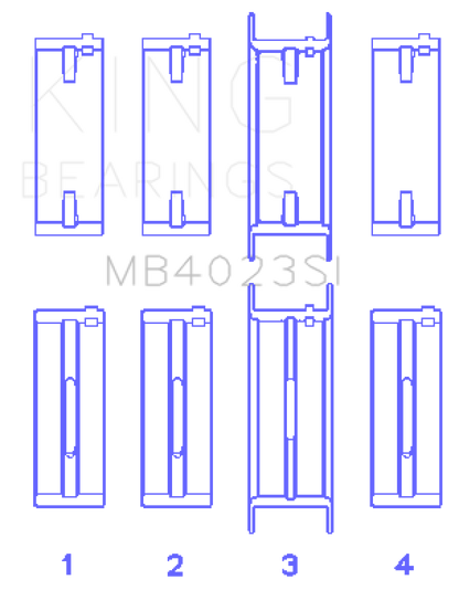 For FORD TAURUS V6 245CI/177CI/ King Engine Bearings