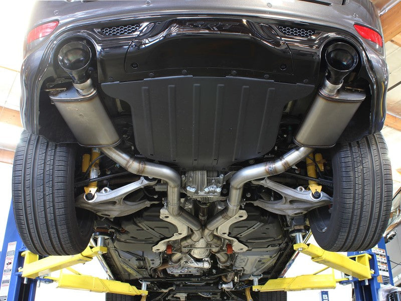 aFe MACHForce XP 12-17 Jeep Grand Cherokee WK2 SRT8 V8-6.4L 304SS Cat-Back Exhaust w/o Resonator - eliteracefab.com