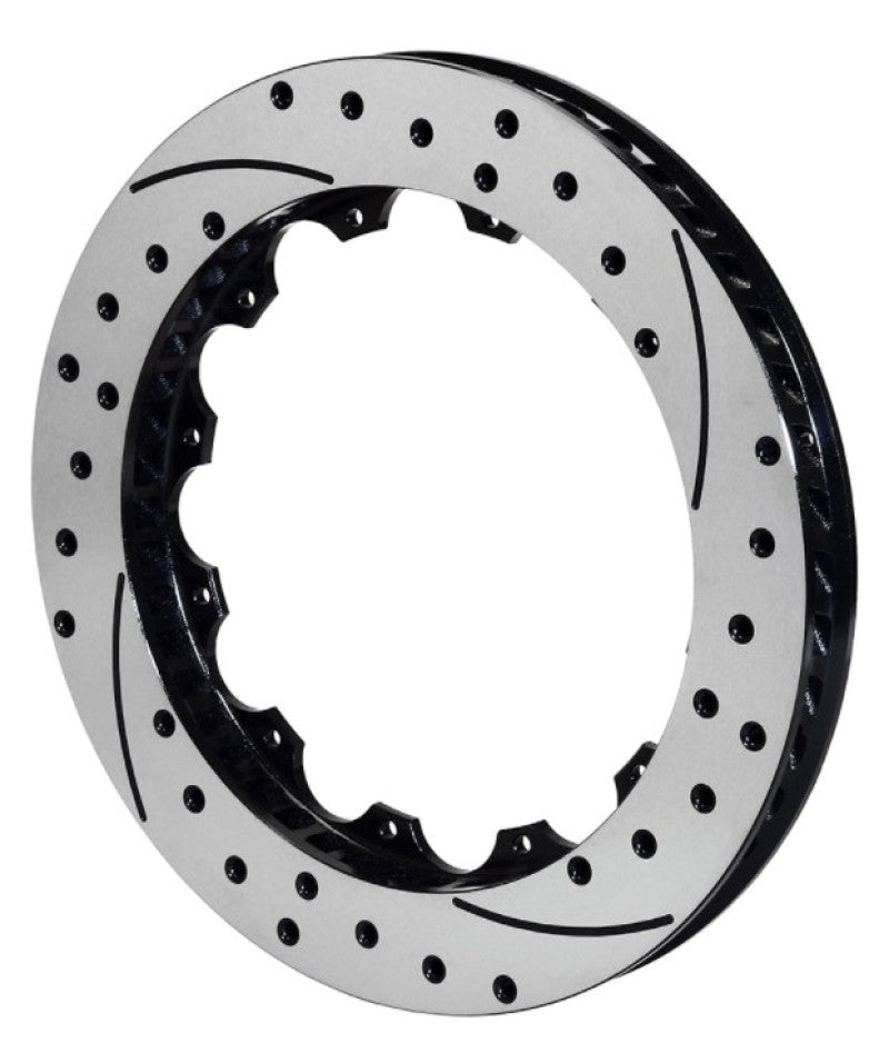 Wilwood Rotor-SRP48 SPC-37-LH-BLK-Drill 13.06 x 1.25 - 12 on 8.75in - eliteracefab.com