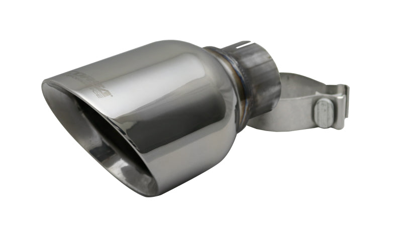 Corsa Single Universal 2.5in Inlet / 4.5in Outlet Polished Pro-Series Tip Kit - eliteracefab.com