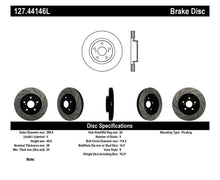 Load image into Gallery viewer, STOPTECH 07-09 LEXUS ES 250/ES 300/ ES330/ES350 SPORTSTOP SLOTTED &amp; DRILLED LEFT FRONT ROTOR, 127.44146L - eliteracefab.com