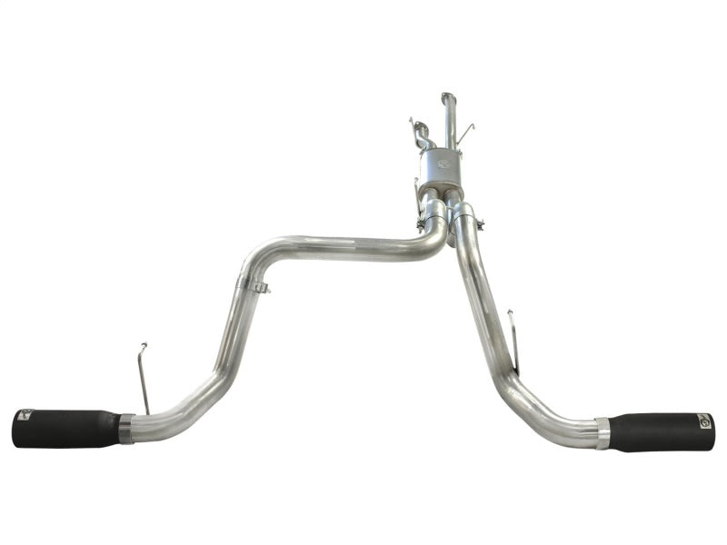 aFe MACHForce XP 2-1/2in to 3in 409 SS Cat-Back Exhaust w/ Black Tips 10-17 Toyota Tundra V8 5.7L aFe