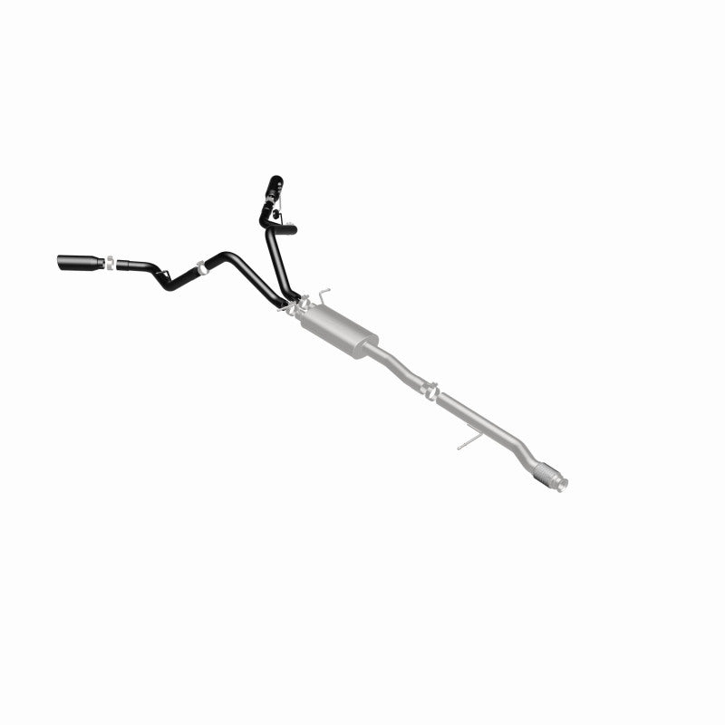 MagnaFlow SYS Cat-Back 3.5in Black Dual Split Rear Tips 14-15 Chevy Silverado/GMC Sierra 4.3L-5.3L Magnaflow