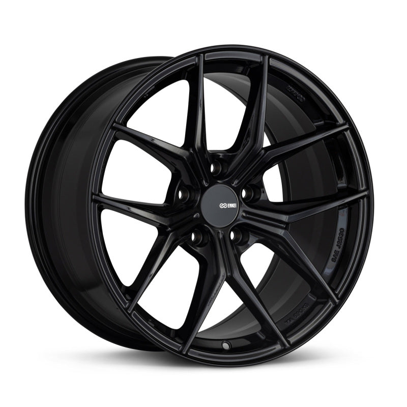 Enkei TSR-X 18x9.5 38mm Offset 5x114.3 BP Gloss Black Wheel - eliteracefab.com