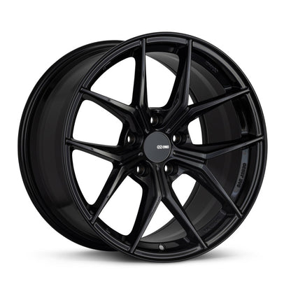 Enkei TSR-X 18x8 45mm Offset 5x112 BP 72.6mm Bore Gloss Black Wheel - eliteracefab.com
