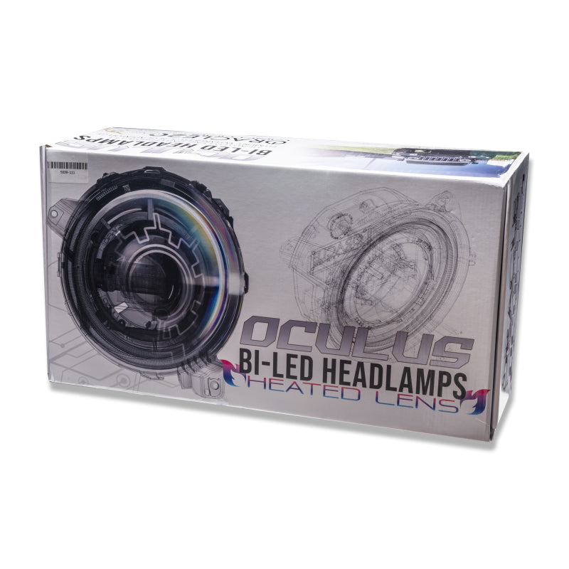 Oracle Lighting 18-22 Jeep Wrangler JL / 20-22 Jeep Gladiator JT Oculus Bi-LED Projector Headlights - eliteracefab.com