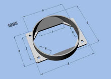 Load image into Gallery viewer, Vibrant MAF Sensor Adapter Plate for Mitsubishi applications use w/ 4.5in Inlet I.D. filters only - eliteracefab.com