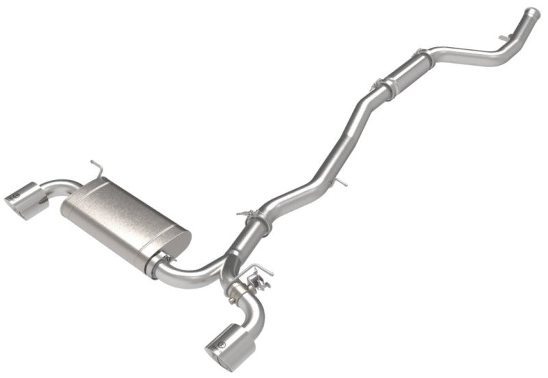 aFe POWER Takeda 2021 Toyota Supra 2.0L (t) 2.5in-3in 304 SS CB Exhaust w/ Polished Tips - eliteracefab.com