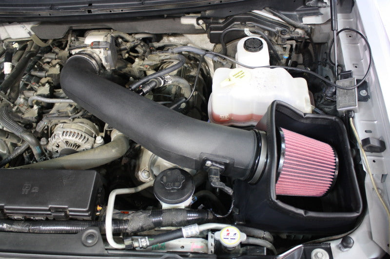 JLT 10-14 Ford F-150/Raptor 6.2L Black Textured Cold Air Intake Kit w/Red Filter - Tune Req - eliteracefab.com