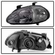 Load image into Gallery viewer, Xtune Honda Del Sol 93-97 1Pc Crystal Headlights Smoke HD-ON-HDEL93-1P-SM - eliteracefab.com