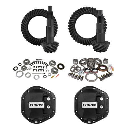 Yukon Gear Stage 2 Jeep JL/JT Re-Gear Kit w/Covers Dana 44 5.38 Ratio 28 Spline Yukon Gear & Axle