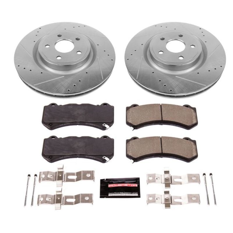 Power Stop 18-19 Dodge Durango Front Z23 Evolution Sport Brake Kit - eliteracefab.com