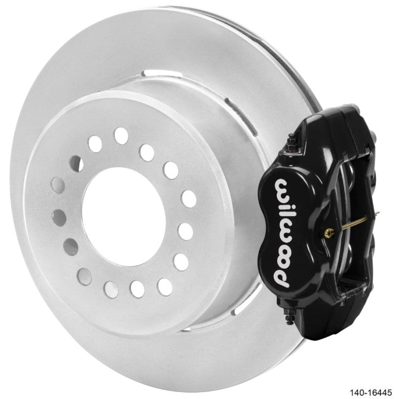 Wilwood Chevrolet 7-5/8in Rear Axle Dynalite Disc Brake Kit 12.19in Rotor -Black Caliper Wilwood