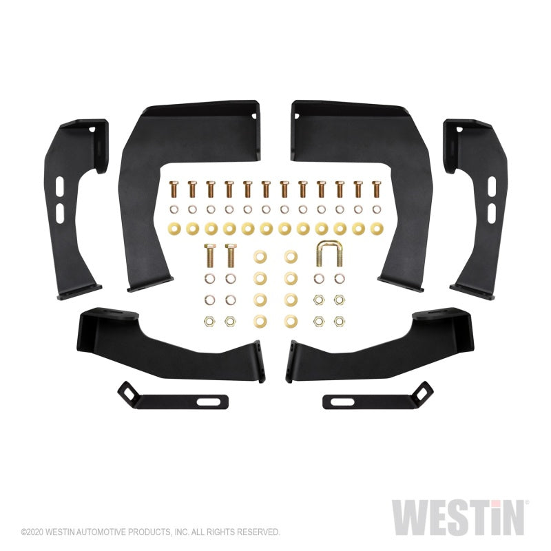 Westin 04-13 Chevy Silverado 1500 Crew Cab 2004-2013 HDX Drop Nerf Step Bars - Textured Black - eliteracefab.com