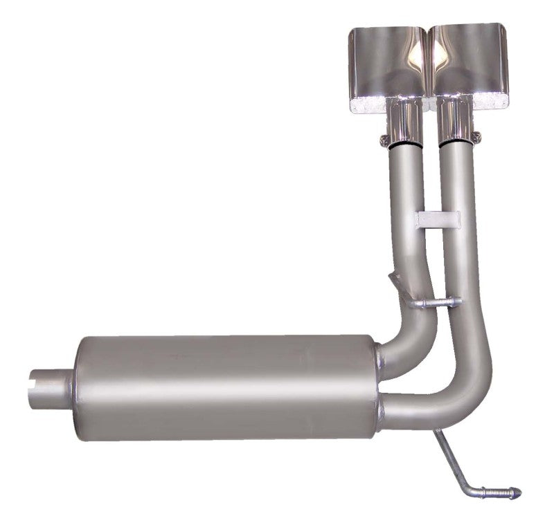 Gibson 02-05 Dodge Ram 1500 SLT 4.7L 2.5in Cat-Back Super Truck Exhaust - Stainless Gibson