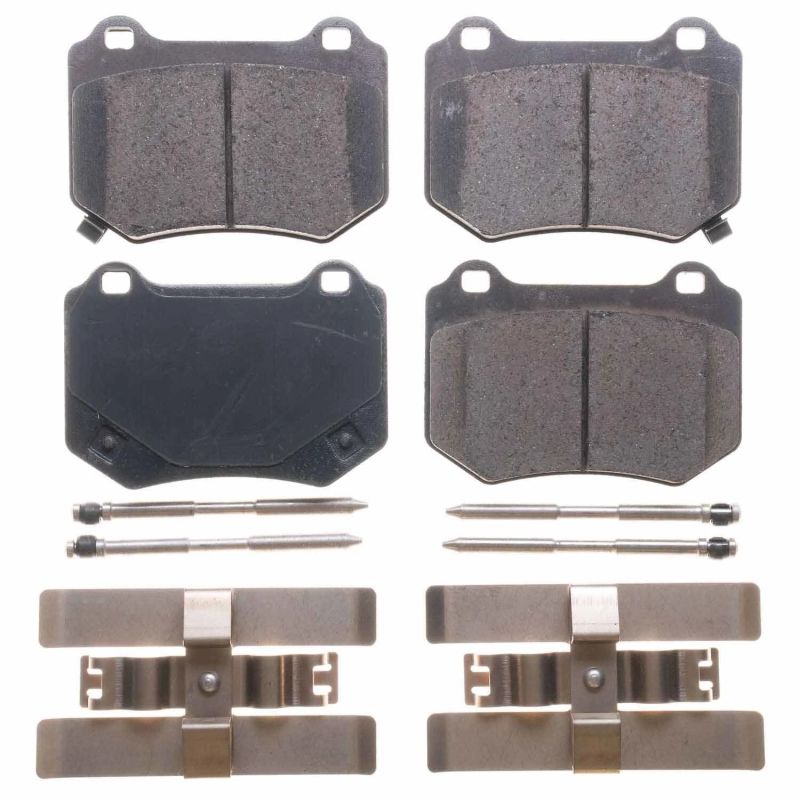 Power Stop 18-19 Subaru WRX STi Rear Z17 Evolution Ceramic Brake Pads w/Hardware - eliteracefab.com