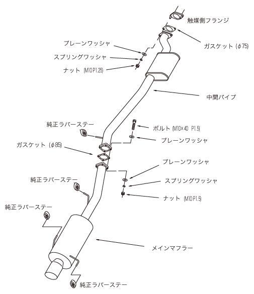 HKS Silent Hi-Power Exhaust Nissan R33 Skyline GTR RB26DETT 95-98 - eliteracefab.com