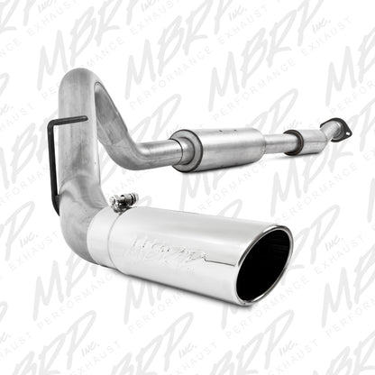 MBRP 11-12 Ford F150 SVT Raptor 6.2L EC-SB/CC-SB 3.5in Cat Back Single Exit Alum Exhaust System - eliteracefab.com