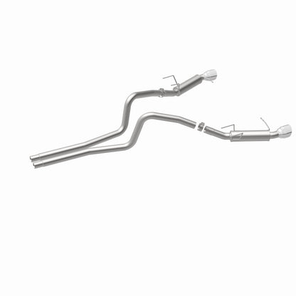 Magnaflow 2014 Ford Mustang V6 3.7L Comp Series Dual Split Rear Polished Stainless C/B Perf Exhaust Magnaflow