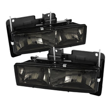 Load image into Gallery viewer, Xtune Chevy Suburban 88-98 Crystal Headlights Smoke HD-JH-CCK88-SM - eliteracefab.com