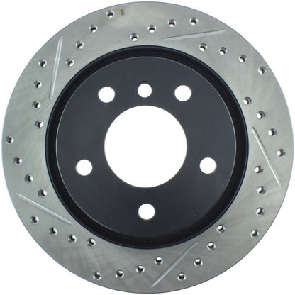StopTech Power Slot 00 BMW 323 / 01-07 325 / 99-00 328 Series Rear Right Drilled & Slotted Rotor Stoptech