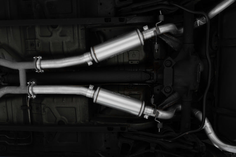 MBRP 99-04 Ford Mustang GT/Mach 1 2.5in Dual Split Rear AL Catback Exhaust w/ 3.5in Dual Wall Tips - eliteracefab.com