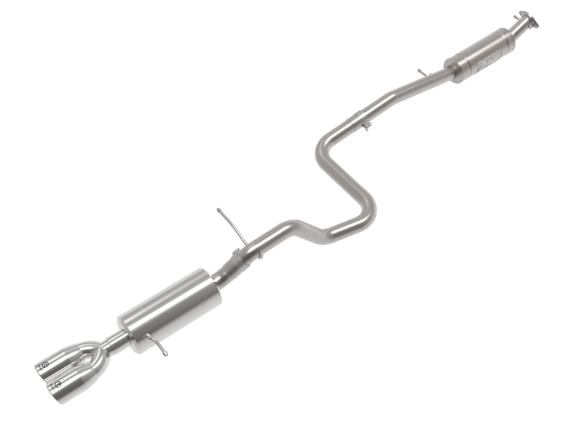 aFe Takeda Series 2 1/2in 304 SS Cat-Back 14-19 Ford Fiesta L4-1.6L (t) w/Polished Tip aFe