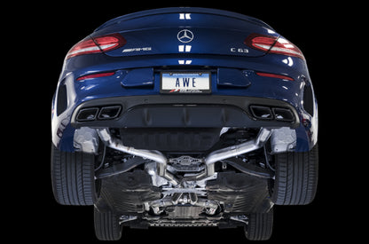 AWE Tuning Mercedes-Benz W205 AMG C63/S Sedan Track Edition Exhaust System (no tips) AWE Tuning