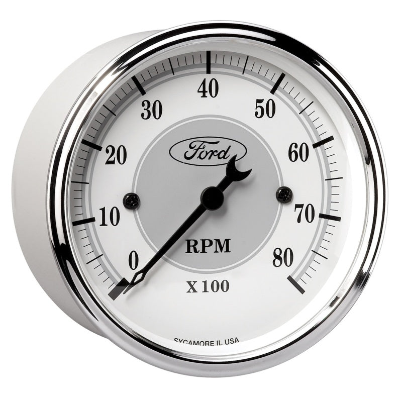 Autometer 3 1/8in In-Dash 8000 RPM Incandescent Flood Lit Tachometer 880088