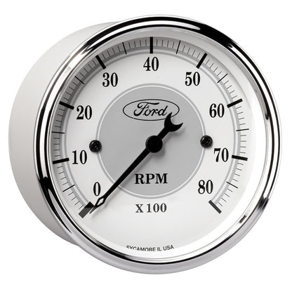 Autometer 3 1/8in In-Dash 8000 RPM Incandescent Flood Lit Tachometer 880088