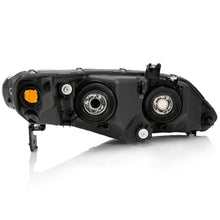 Load image into Gallery viewer, ANZO 2006-2011 Honda Civic 4 Door Crystal Headlight Black Amber (OE Replacement) - eliteracefab.com