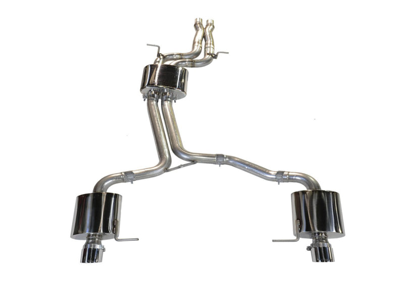 AWE Tuning Audi 8R Q5 3.2L Non-Resonated Exhaust System (Downpipe-Back) - Polished Silver Tips AWE Tuning