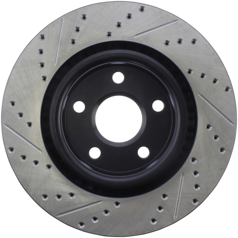 StopTech 08-09 Pontiac G8 Slotted & Drilled Front Left Rotor Stoptech