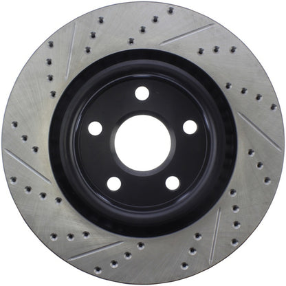 StopTech 08-09 Pontiac G8 Slotted & Drilled Front Left Rotor Stoptech
