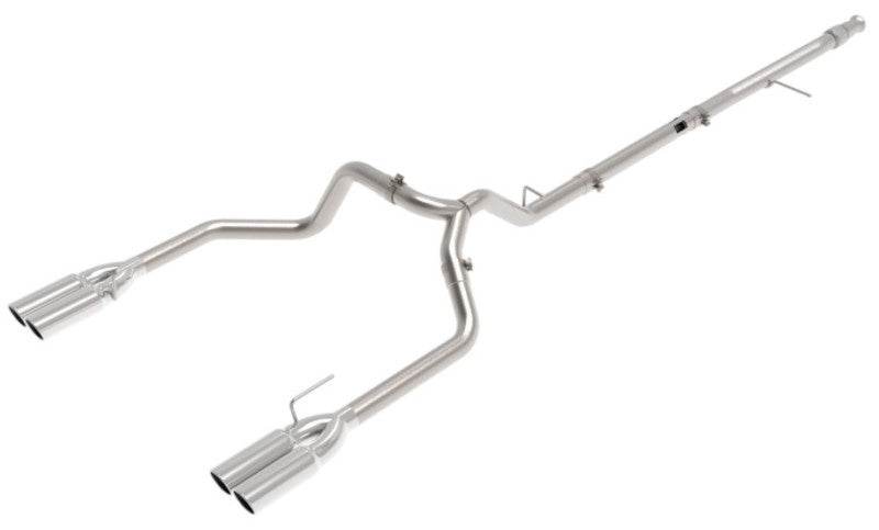 aFe Vulcan Series 3in 304SS DPF-Back 20-21 GM Trucks L6-3.0L (td) LM2 - Dual Polished Tip aFe