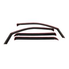 Westin 2000-2005 Ford Excursion Wade In-Channel Wind Deflector 4pc - Smoke - eliteracefab.com