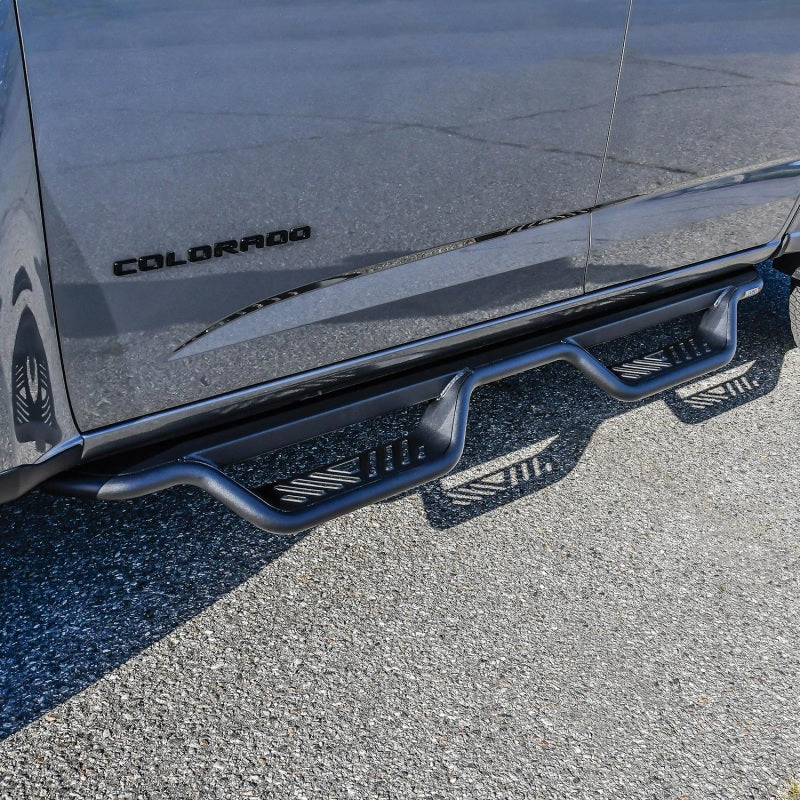 Westin Outlaw Drop Nerf Bars Textured Black - 20-14015