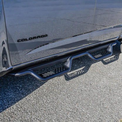 Westin Outlaw Drop Nerf Bars Textured Black - 20-14015