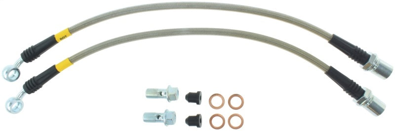 StopTech 95-06 Lexus LS Stainless Steel Rear Brake Lines - eliteracefab.com