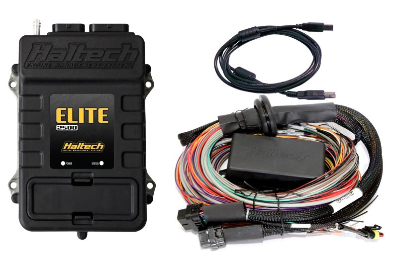 Haltech Elite 2500 Premium Universal Wire-In Harness ECU Kit - eliteracefab.com