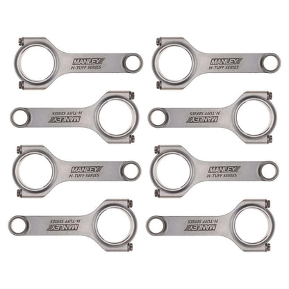 Manley Chevrolet LS 6.125 Length H Tuff Series Connecting Rod Single w/ ARP 2000 Bolts